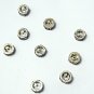 Pave Diamond Rondelle Beads 925 Silver Polki Diamond Beads Jewelry Making Beads.