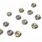 Pave Diamond Rondelle Beads 925 Silver Polki Diamond Beads Jewelry Making Beads.