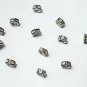 Pave Diamond Rondelle Beads 925 Silver Polki Diamond Beads Jewelry Making Beads.