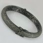 Pave Diamond Bangle theam  Bracelet 925 Sterling Silver Diamond Bracelets band