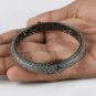 Pave Diamond Bangle theam  Bracelet 925 Sterling Silver Diamond Bracelets band