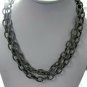 Diamond Chain Link Necklace 36 Inch Chain Link Jewelry 925 Sterling Silver Chain