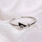 Gold Diamond Ring White 14K Solid Engagement Wedding 14k SOLID Round Cut NU69.
