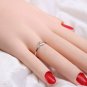 Gold Diamond Ring White 14K Solid Engagement Wedding 14k SOLID Round Cut NU69.