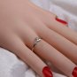 Gold Diamond Ring White 14K Solid Engagement Wedding 14k SOLID Round Cut NU69.