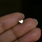 14k Solid Gold Heart Nose Piercing Delicate Tiny Nose Ring Body Piercing Ring.