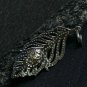 Genuine Pave Diamond 925 Silver Polki Feather Pendant Handmade Jewelry Gift.