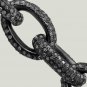 Pave Diamond Link Chain Bracelet 14k Gold&925 Silver Fashion Bracelet Jewelry.