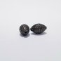 Pave Diamond Beads 925 Silver Beads For Jewelry Making Antique Handmade Beads.