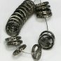 Rondelle Spacer Pave Diamond Beads 925 Silver Jewelry Findings Beads Spacers.