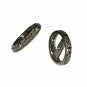 Rondelle Spacer Pave Diamond Beads 925 Silver Jewelry Findings Beads Spacers.