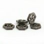 Wheel Rondelles Beads Pave Diamond Beads 925 Silver Diamond Findings Beads