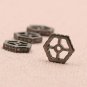 Wheel Rondelles Beads Pave Diamond Beads 925 Silver Diamond Findings Beads