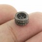 Diamond Spacer Beads 925 Sterling Silver Wheel Rondelles Diamond Findings Supply
