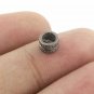 Diamond Spacer Beads 925 Sterling Silver Wheel Rondelles Diamond Findings Supply