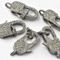 Natural Pave Diamond Lobster Clasps 925 Silver Jewelry Making Supplies NS1.
