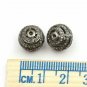 Pave Diamond Round Beads 925 Silver Diamond Ball Beads Jewelry Findings.