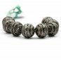 Pave Diamond Round Beads 925 Silver Diamond Ball Beads Jewelry Findings.