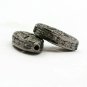 Flat Pave Diamond Beads 925 Silver Handmade Diamond Additional Jewelry Beads.