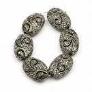 Pave Diamond Filigree Beads 925 Silver Diamond Jewelry Beads Additional Jewelry.