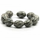 Natural Diamond Beads 925 Silver Oval Shape Beads Diamond Filigree Beads Spacer. Natural Diamond Beads 925 Silver Oval Shape Beads Diamond Filigree Beads Spacer.