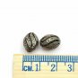 Natural Diamond Beads 925 Silver Oval Shape Beads Diamond Filigree Beads Spacer.