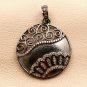 Pave Diamond Filigree Pendant 925 Silver Handmade Diamond Jewelry Pendant Gift.