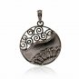 Pave Diamond Filigree Pendant 925 Silver Handmade Diamond Jewelry Pendant Gift.