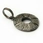 Pave Diamond Oval Pendant 925 Silver Diamond Charm Pendant Valentines Present.