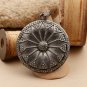 Circle Pendant Pave Diamond 925 Silver Diamond Circle Design Pendant Gift.
