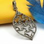 Pave Diamond Victorian Pendant 925 Silver Diamond Dainty Diamond Pendant Present