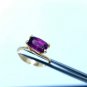 Purple Garnet 925 Silver Solitaire Ring Color Change Garnet Ring For Girlfriend.