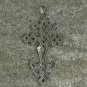 Cross Pendant Pave Diamond 925 Silver Religious Diamond Necklace Cross Pendant.