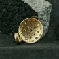 925 Sterling Silver Diamond Disc Pendant Handmade Diamond Round Matte Pendant.