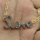 Pave Diamond Necklace For Loved Ones 925 Silver Diamond Necklace For Christmas.