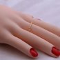 D Ring 14k Yellow Gold Alphabet Ring Minimalist Engagement Ring Stacking Ring.