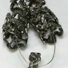 Rondelle Spacers Pave Diamond Beads 925 Silver Handmade Jewelry Findings Charm.