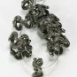 Rondelle Spacers Pave Diamond Beads 925 Silver Handmade Jewelry Findings Charm.