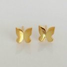 14k Solid Gold Butterfly Earrings Gold Body Piercing Insect Nose Ear Jewelry. 14k Solid Gold Butterfly Earrings Gold Body Piercing Insect Nose Ear Jewelry.