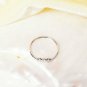 14k Gold Art Deco Diamond Ring Wedding Stackable Ring Gold Crown Diamond Ring.