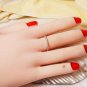 14k Gold Diamond Half Eternity Band Stackable Diamond Ring Solid Gold Ring Band.