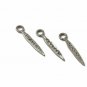Spike Charm Pendant Pave Diamond Jewelry Findings 925 Silver Pendant Charm Gift.