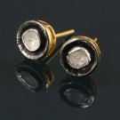 Natural Diamond Polki Ear Tops 925 Sterling Silver Diamond Polki Ear Stud Tops. Natural Diamond Polki Ear Tops 925 Sterling Silver Diamond Polki Ear Stud Tops.