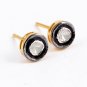 Natural Diamond Polki Ear Tops 925 Sterling Silver Diamond Polki Ear Stud Tops.