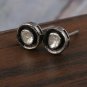 Natural Diamond Polki Ear Tops 925 Sterling Silver Diamond Polki Ear Stud Tops.