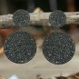 925 Sterling Silver Pave Diamond Round Dangle Earring Diamond Wedding Earring.