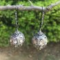 Ball Earring Pave Diamond RoseCut Diamond Ball Earring 925 Silver Diamond Jewel.