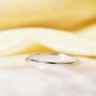 Dainty Mandarin Spessartite Ring 14k Gold Stacking Tiny Garnet Ring Genuine Ring