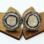 Pave Diamond Stud Earring 925 Silver Polki Diamond Earring Tops Valentines Gift.