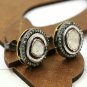 Pave Diamond Stud Earring 925 Silver Polki Diamond Earring Tops Valentines Gift.